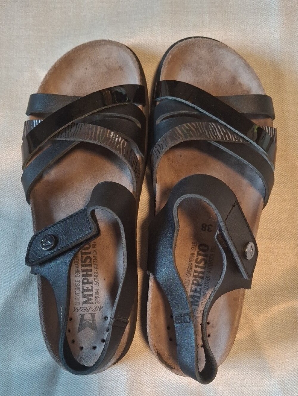 Mephisto Women’s Halinka Sandal Black US 8 (EU 38) - Picture 4 of 12